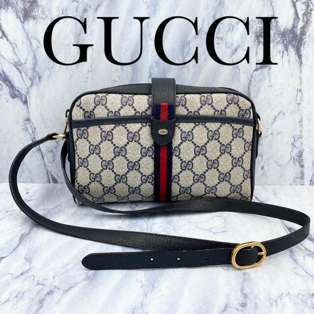 日本最大級 Gucci - 美品✨オールドグッチ シェリーライン ショルダー