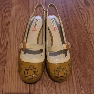 クラークス(Clarks)のClarks  お花柄バレーシューズ試着のみ(バレエシューズ)