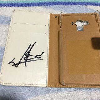 中居正広さん 直筆サイン入りスマホケースの通販 by マリソル|ラクマ