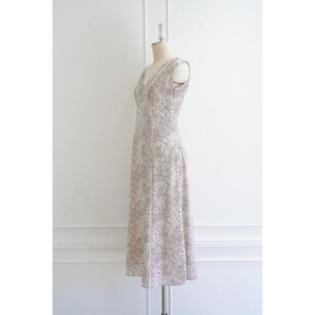 【Her lip to】Floral Dress - Mauve Pink S レディースのワンピース(ロングワンピース/マキシワンピース)の商品写真