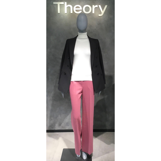 theory(セオリー)のTheory 20ss ダブルブレストジャケット&パンツ 定価7.4万円 レディースのフォーマル/ドレス(スーツ)の商品写真