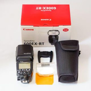 キヤノン(Canon)のCanon ストロボ　SPEEDLITE 600EX-RT　充電器&電池セット(ストロボ/照明)