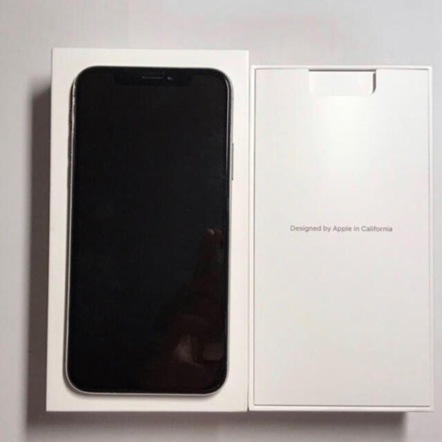 衝撃特価 X iPhone - Apple Silver SIMフリー GB 256 スマートフォン本体