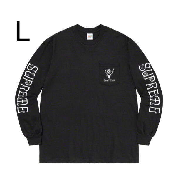 メンズSUPREME south2 west8 L/S tee 2枚 専用です。