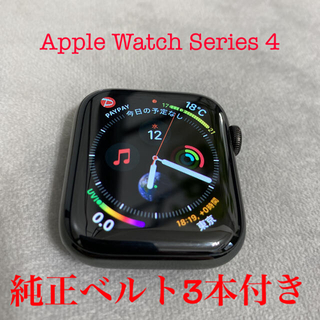 アップルウォッチ(Apple Watch)のApple Watch series4 アップルウォッチ★ベルト3本付き★(腕時計(デジタル))