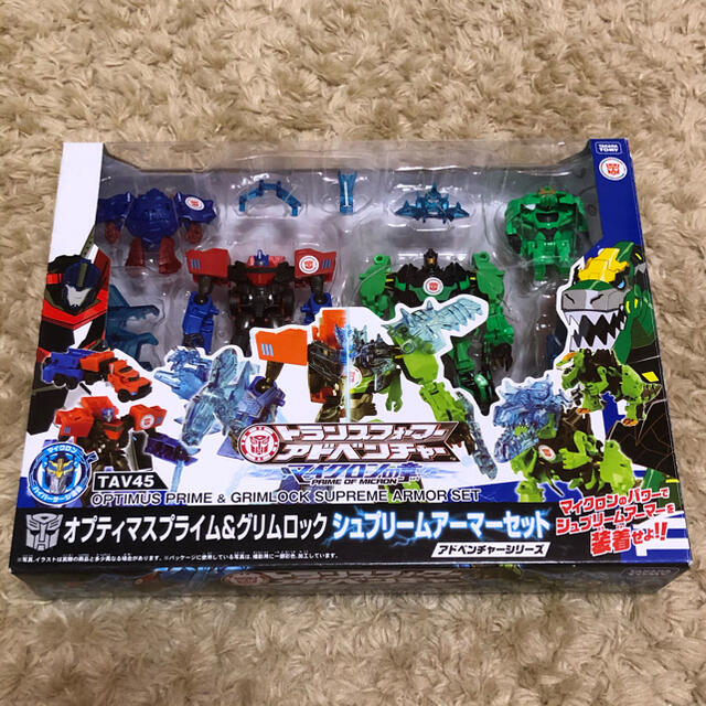 Takara Tomy(タカラトミー)のトランスフォーマーアドベンチャー TAV45 オプティマスプライム＆グリムロック エンタメ/ホビーのフィギュア(アニメ/ゲーム)の商品写真