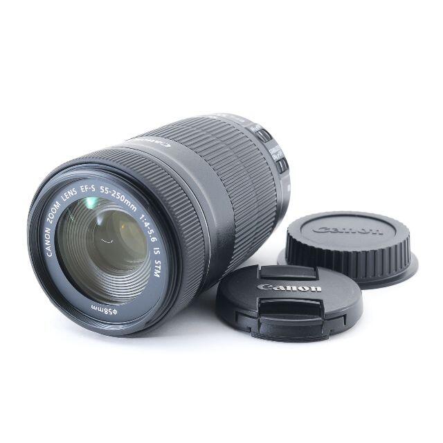 美品】Canon EF-S 55-250mm F4-5.6 IS STM - レンズ(ズーム)