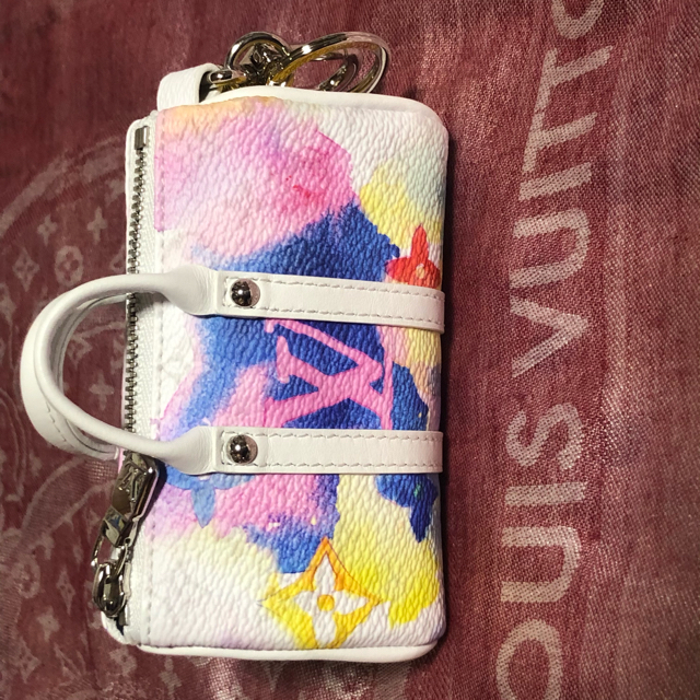 LOUIS VUITTON(ルイヴィトン)のLV☆ ポルト クレ・ミニ キーポル ウォーターカラー激レア メンズのファッション小物(キーホルダー)の商品写真