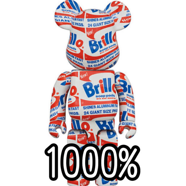 バンクシーBE＠RBRICK ANDY WARHOL “Brillo” 1000％