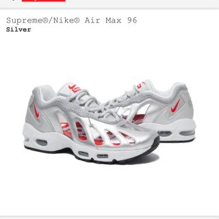 シュプリーム(Supreme)のsupreme シュプリーム　NIKE ナイキ　コラボ　AirMax96(スニーカー)