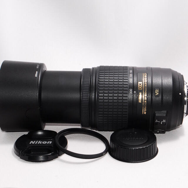 Nikon(ニコン)の❤️遠くの撮影に重宝❤Nikon AF-S 55-300mm 超望遠レンズ スマホ/家電/カメラのカメラ(レンズ(ズーム))の商品写真