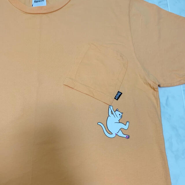 Tシャツ 大きめ 派手 RIPNDIP リップンディップ オレンジ メンズのトップス(Tシャツ/カットソー(半袖/袖なし))の商品写真