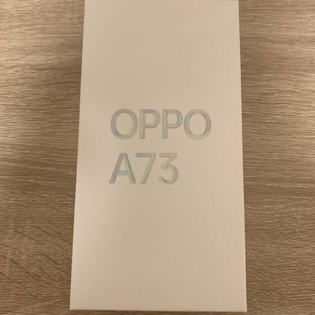 スマートフォン本体新品 oppo A73 ネービーブルー