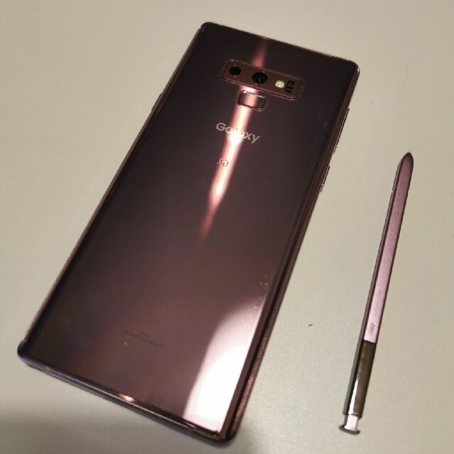 美品　galaxy note 9 SCV40 　ワイヤレスイヤホン付き