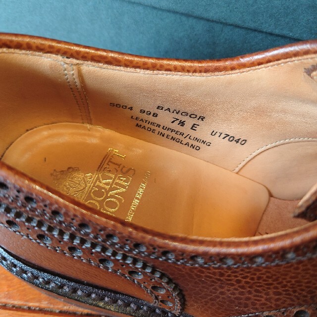 Crockett&Jones(クロケットアンドジョーンズ)のCrockett & Jones BANGOR  DB UK7 1/2 メンズの靴/シューズ(ドレス/ビジネス)の商品写真