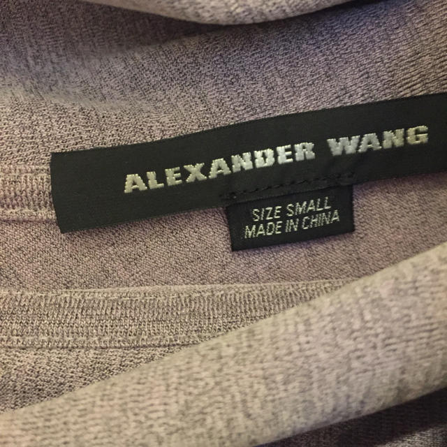 Alexander Wang(アレキサンダーワン)のアレキサンダーワン パープル アシンメトリー トップス レディースのトップス(カットソー(半袖/袖なし))の商品写真