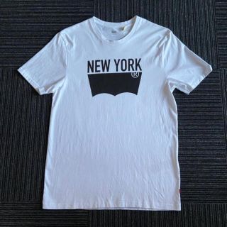 リーバイス(Levi's)の美品☆リーバイス　Tシャツ　白×黒　Ｍ(Tシャツ/カットソー(半袖/袖なし))