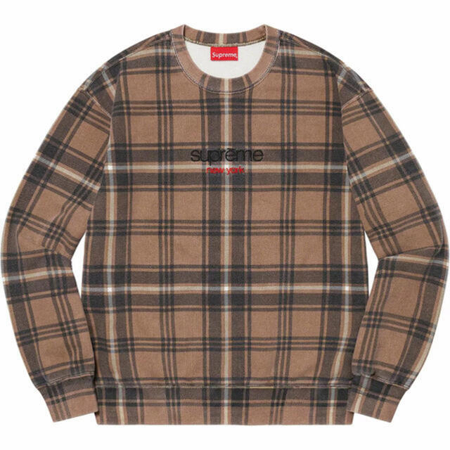 Supreme(シュプリーム)のsupreme plaid crewneck プレイド　クルーネック メンズのトップス(スウェット)の商品写真