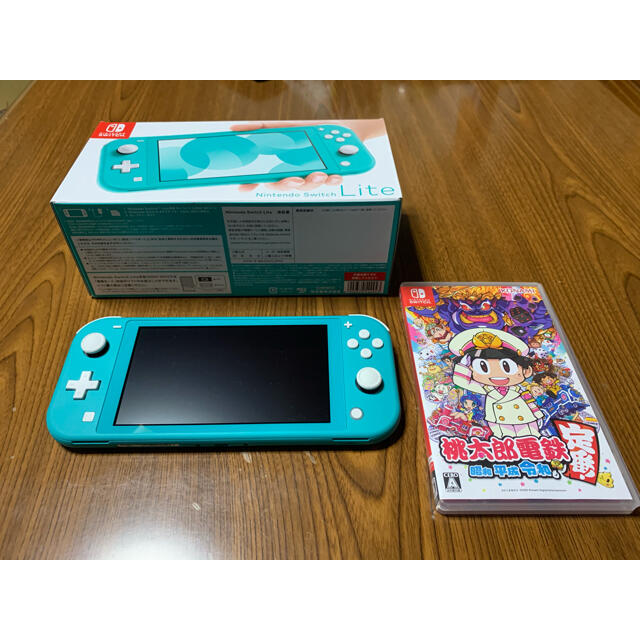 任天堂Switch Lite ターコイズ  桃鉄セット