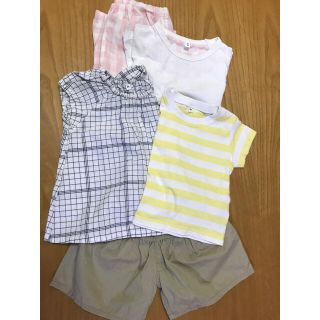 ムジルシリョウヒン(MUJI (無印良品))の無印良品80〜90  tシャツ/パジャマ/パンツ(Ｔシャツ)