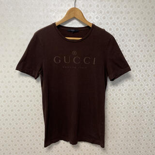 グッチ(Gucci)の❤️伊製❤️グッチ/ GUCCI❤️レディース❤️半袖Tシャツ❤️ダークブラウン(Tシャツ(半袖/袖なし))