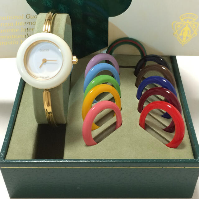 Gucci(グッチ)の1.超美品 グッチ GUCCI 時計 チェンジベゼル レディースのファッション小物(腕時計)の商品写真