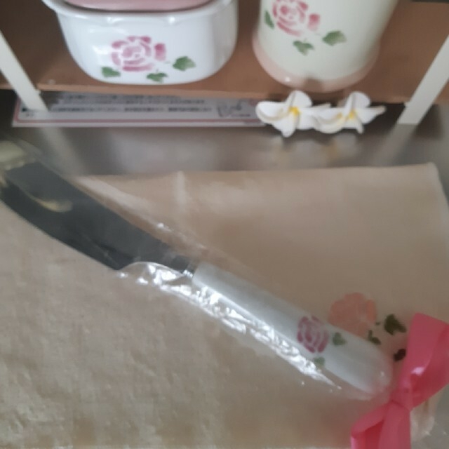 カトラリー/箸専用ページ❤マニーローズ❤ケーキナイフ＆ケーキサーバー  陶器