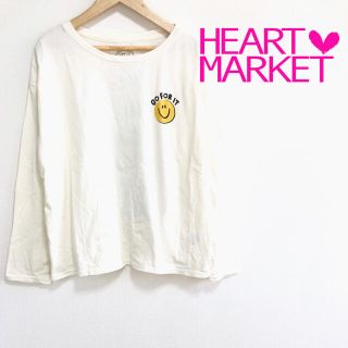 ハートマーケット(Heart Market)の❤heart market❤ Tシャツ ロンＴ ベージュ 男女兼用 春 夏 (Tシャツ(長袖/七分))