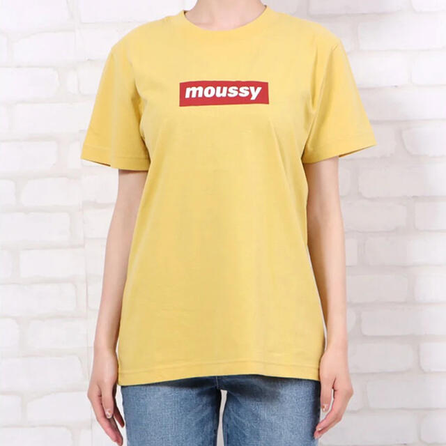 moussy(マウジー)のy❤︎様購入決定　MOUSSYロゴTシャツ レディースのトップス(Tシャツ(半袖/袖なし))の商品写真