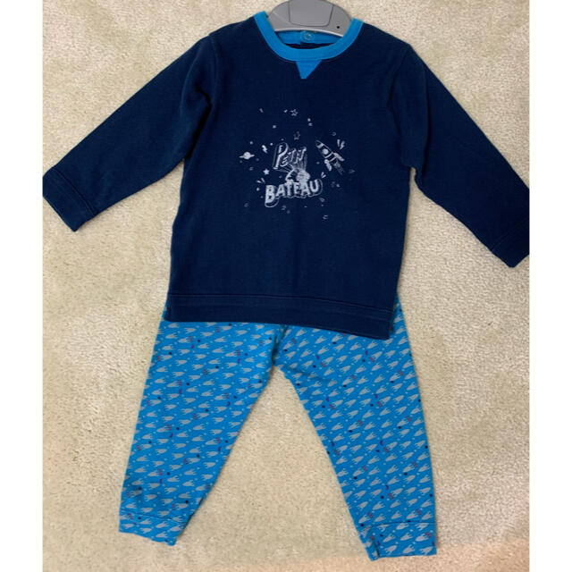 PETIT BATEAU(プチバトー)のプチバトー　パジャマ　81cm キッズ/ベビー/マタニティのベビー服(~85cm)(パジャマ)の商品写真