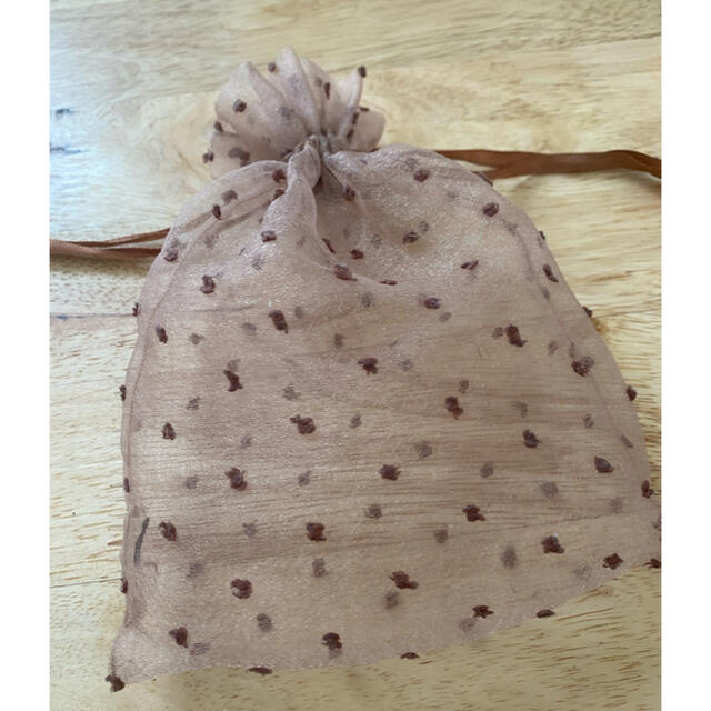 lattice シースルー巾着 レディースのファッション小物(ポーチ)の商品写真