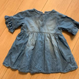 ザラキッズ(ZARA KIDS)のデニムワンピース(ワンピース)