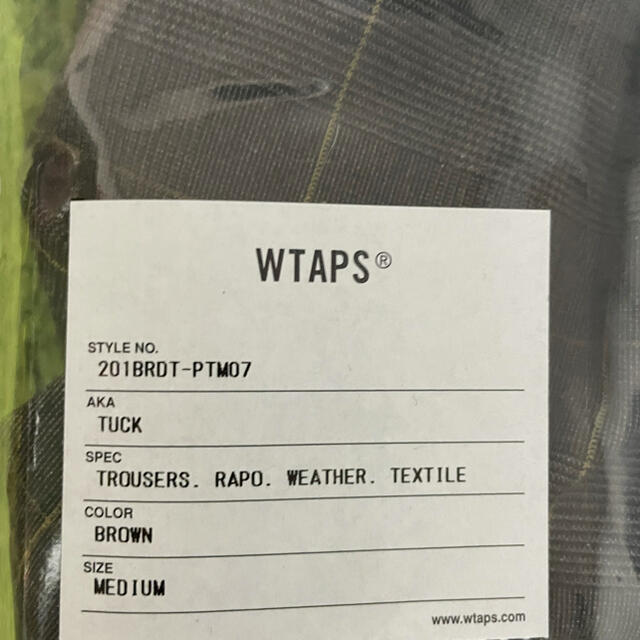 W)taps(ダブルタップス)のWTAPS TUCK / M size メンズのパンツ(スラックス)の商品写真