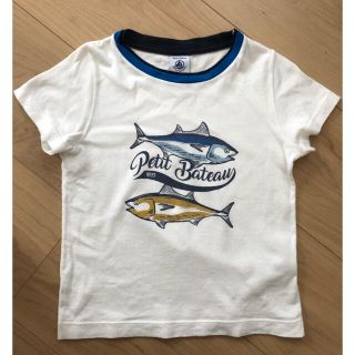 プチバトー(PETIT BATEAU)のプチバトー　お魚プリントTシャツ(Tシャツ/カットソー)