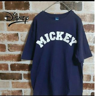 ディズニー(Disney)のDisney 　ディズニー　Tシャツ　古着　ミッキー　紫(Tシャツ(半袖/袖なし))