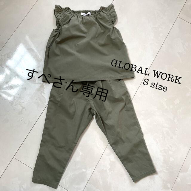 GLOBAL WORK(グローバルワーク)のグローバルワーク　セットアップ90〜100cm キッズ/ベビー/マタニティのキッズ服女の子用(90cm~)(Tシャツ/カットソー)の商品写真