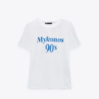 ザラ(ZARA)の新品未使用　zara 大人気 ロゴ Tシャツ(Tシャツ(半袖/袖なし))