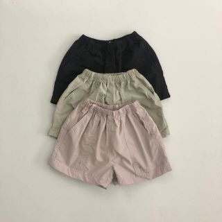 韓国子供服　daily＆swim pants  ブラックL(110) 新品(パンツ/スパッツ)