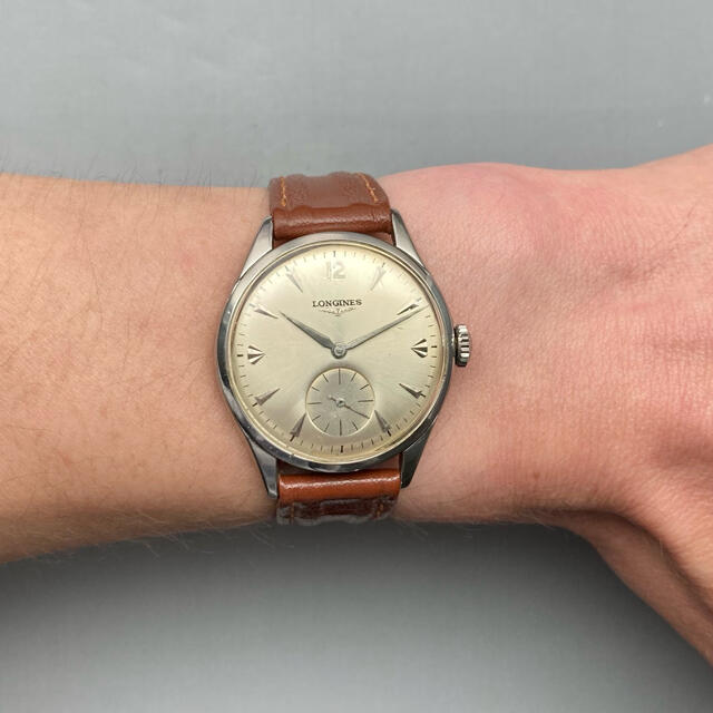 LONGINES(ロンジン)の動作良好★ロンジン アンティーク 腕時計 1950年代 メンズ 手巻き メンズの時計(腕時計(アナログ))の商品写真