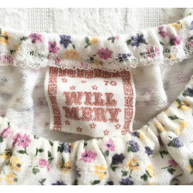 WILL MERY(ウィルメリー)のウィルメリー　ふりふり　セットアップ　70 キッズ/ベビー/マタニティのベビー服(~85cm)(ワンピース)の商品写真