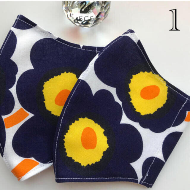 marimekko(マリメッコ)の💐みつばちさん専用です💐マリメッコインナーマスク💐3点💐 ハンドメイドのハンドメイド その他(その他)の商品写真