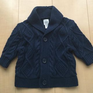 ベビーギャップ(babyGAP)のGAP ネイビーのニットカーディガン(カーディガン/ボレロ)