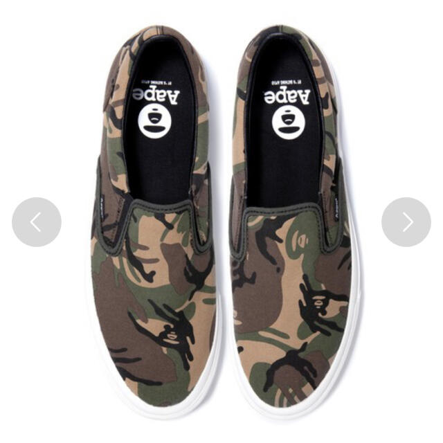 A BATHING APE(アベイシングエイプ)のAAPE BY A BATHING APE AAPE OASIS  4 新品 キッズ/ベビー/マタニティのキッズ靴/シューズ(15cm~)(スリッポン)の商品写真