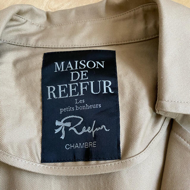 Maison de Reefur(メゾンドリーファー)のメゾンドリーファー　トレンチコート ベージュ　Mサイズ レディースのジャケット/アウター(トレンチコート)の商品写真
