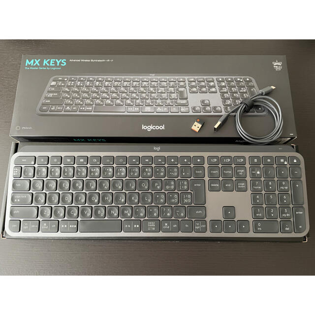 ロジクール Logicool KX800 MX KEYS スマホ/家電/カメラのPC/タブレット(PC周辺機器)の商品写真