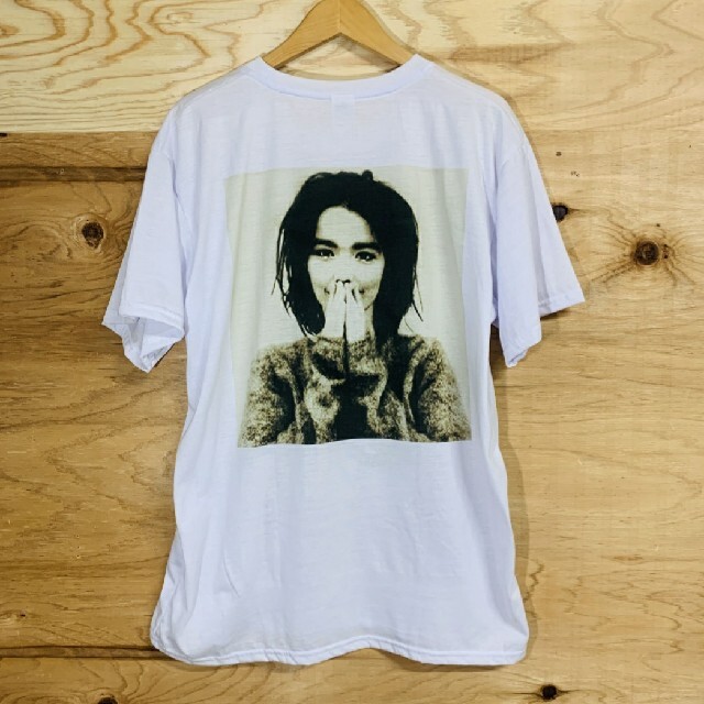 bjork tシャツ　ビョーク　ギルダン　L