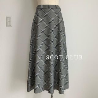 スコットクラブ(SCOT CLUB)のSCOT CLUB チェックロングスカート(ロングスカート)