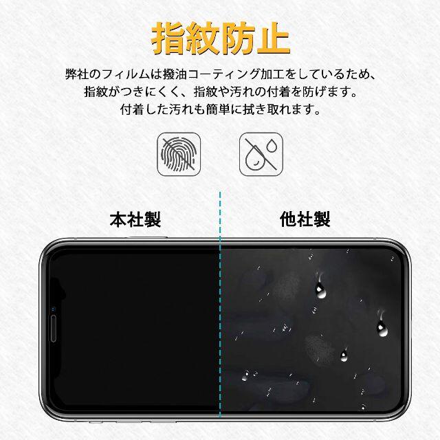 iPhone XR専用ガラスフィルム 二枚 スマホ/家電/カメラのスマホアクセサリー(保護フィルム)の商品写真