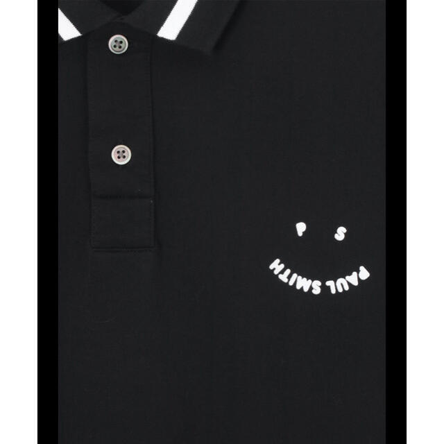 Paul Smith(ポールスミス)の新品未使用　ポールスミス　ポロシャツ（L /ブラック） メンズのトップス(ポロシャツ)の商品写真