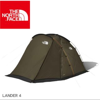 ザノースフェイス(THE NORTH FACE)のノースフェイス テント ランダー 4 グリーン LANDER 4 NV22101(テント/タープ)